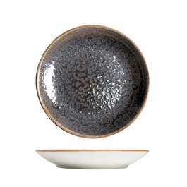 SUMMA Moon Brown Plato Hondo para Vajilla, Vitroporcelana, Diámetro 23.5 cm, Color Marrón (Set de 6)