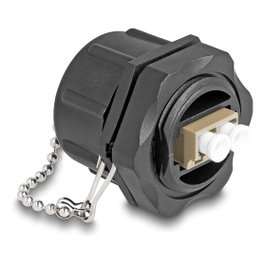 DeLOCK Adaptador de fibra óptica LC Duplex a LC Duplex Multimodo IP68