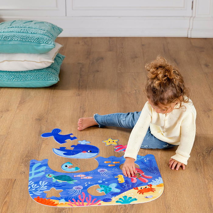 Goula Puzzle Oceáno 1120700014 XXL Piezas Grandes Rompecabezas Educativo Infantil