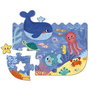 Goula Puzzle XXL Océano Puzzle de Cartón de Gran Calidad 18 Piezas Gigantes para Niños a partir de 3 Años