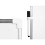 Pizarra Magnética con Rotulador Pincello Blanco Aluminio