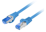 Lanberg Cable de red Cat6a Azul 0,25 m RJ-45 PCF6A-10CC-0025-B
