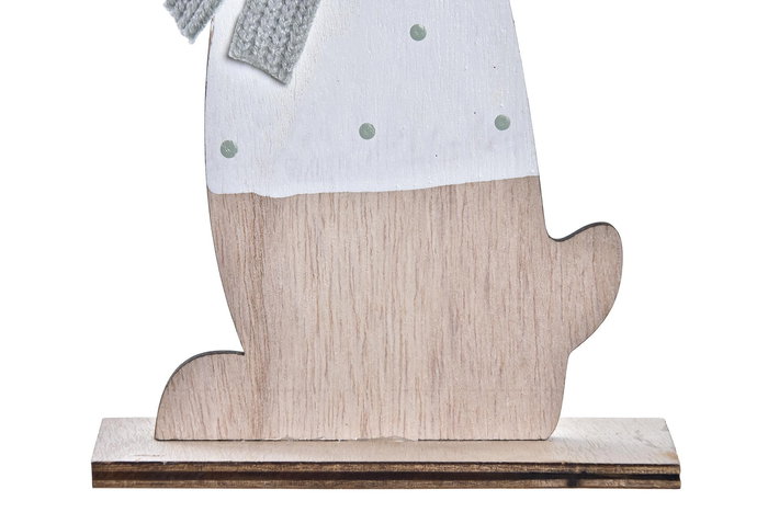 DKD Home Decor Figura Navidad Moderna Reno Azul Blanco 4.5 x 24 x 12 cm (12 Unidades)