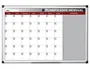 Bi-office Planning Magnético Mensual Lacado Marco Aluminio Rotulable 90x60 cm