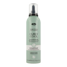 Lisap Top Care Curly Cool Elasticing Mousse 250Ml Mousse Elástica para Rizos Flexibles y Vibrantes