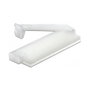 DeLOCK 60182 Soporte para cables con clip de bloqueo autoadhesivo transparente 10 piezas