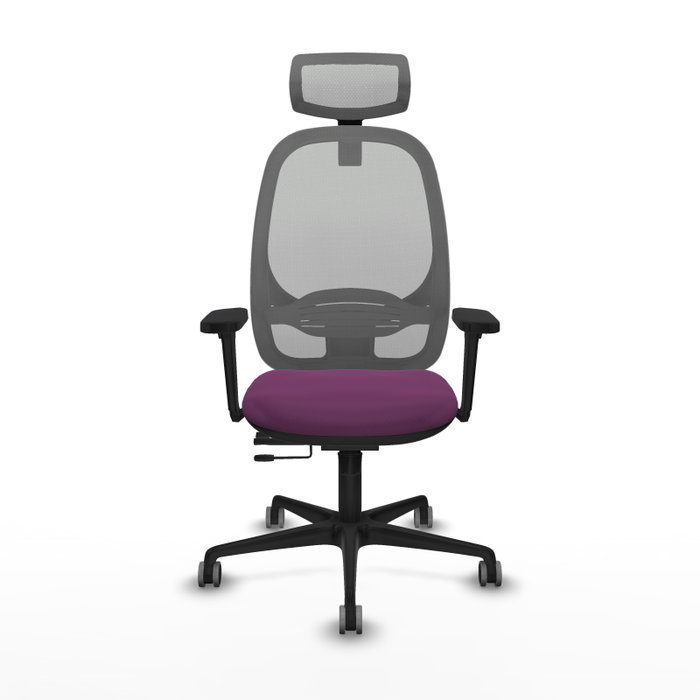 PIQUERAS Y CRESPO Silla de oficina Cilanco con mecanismo Sincro/Traslack, Morado y Gris PIQUERAS Y CRESPO Silla de oficina Cilanco con mecanismo Sincro/Traslack, Morado y Gris