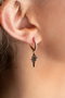 Heliophilia Silver NRZ999061 Pendientes de Plata de Ley 925 con Baño de Oro Rosa y Circonita