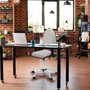 PIQUERAS Y CRESPO Silla de oficina Aýna con mecanismo de contacto permanente, negra