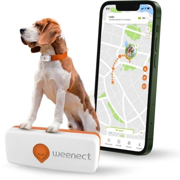 Weenect WEE3770000300390 GPS Tracker for Dogs - Edición White 2023 Weenect WEE3770000300390 GPS Tracker for Dogs - Edición White 2023