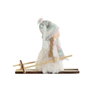 DKD Home Decor Set de 3 Figuras de Hada en Poliéster y Madera