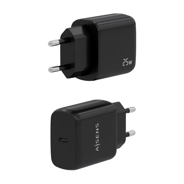 AISENS Cargador USB-C 25W PD3.0 Negro A110-0757 AISENS Cargador USB-C 25W PD3.0 Negro A110-0757