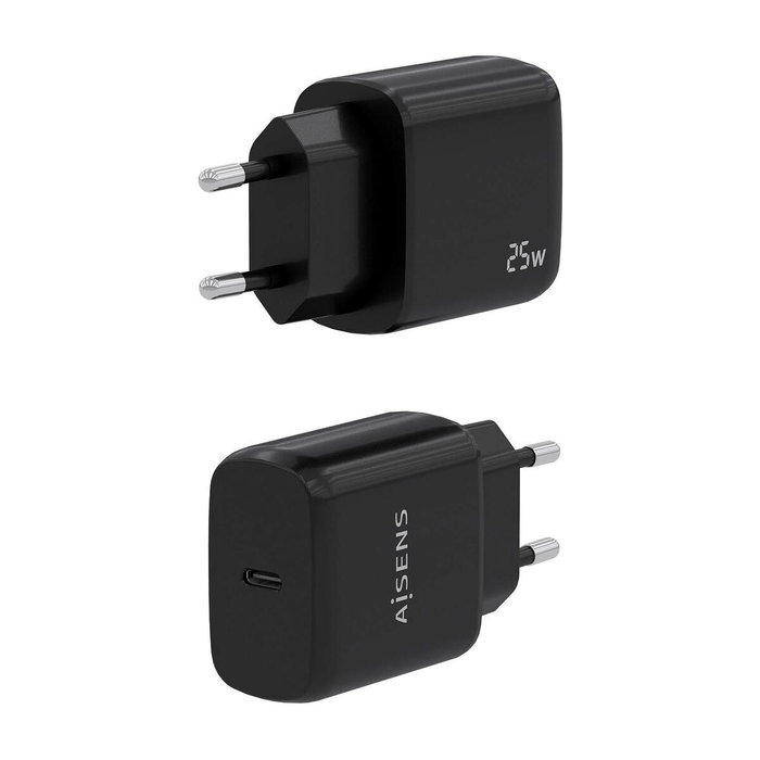Aisens Cargador USB-C PD3.0 25W Negro Aisens Cargador USB-C PD3.0 25W Negro