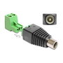 DeLOCK 65486 Adaptador de DC 2.5 x 5.5 mm a bloque de terminales de 2 pines