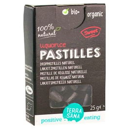 TERRASANA Regaliz Natural Pastillas 25Gr. 100% natural