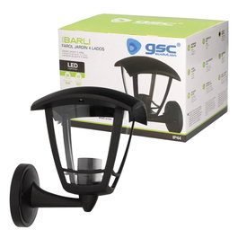 GSC Evolution Farol de jardín Serie Barli brazo abajo E27 Negro