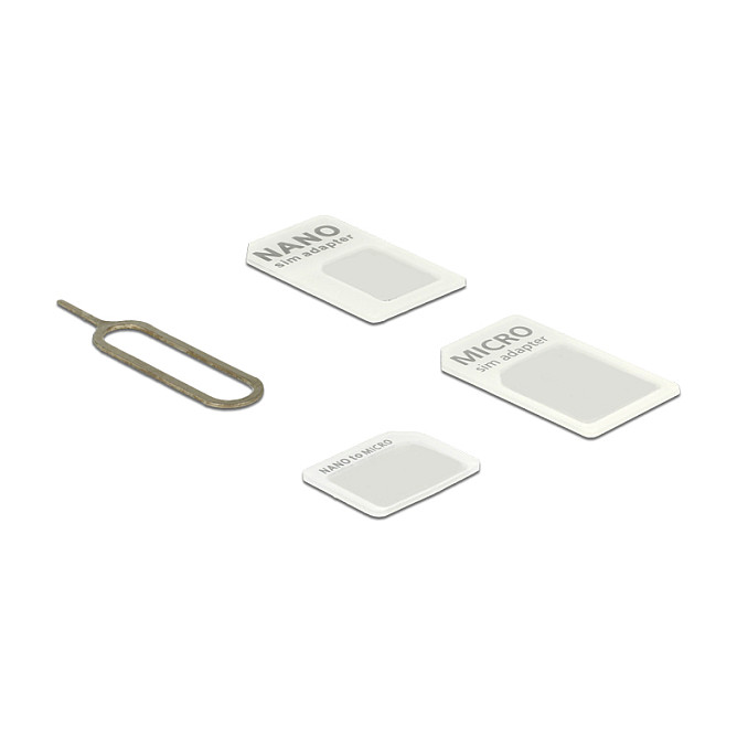 DeLOCK 20650 Set de adaptadores 4 en 1 para tarjetas SIM