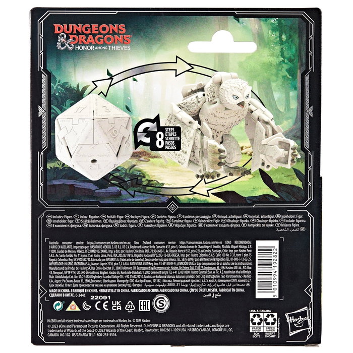 Hasbro Dicelings Dungeons & Dragons Honor Among Thieves White Owlbear