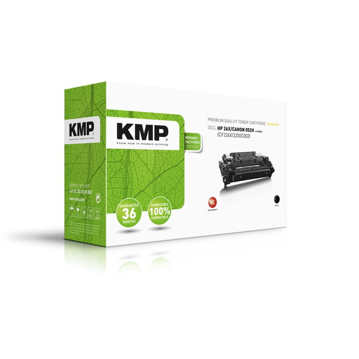 KMP H-T245X Tóner Negro para HP CF226X y Canon 052H KMP H-T245X Tóner Negro para HP CF226X y Canon 052H