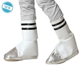 Zapatos De Astronauta Plateados Acolchados Para Disfraces Espaciales, Robot O Alienígena, Carnaval, Fiestas Ciencia Ficción