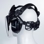 uvex pheos faceguard PC Visier Negro