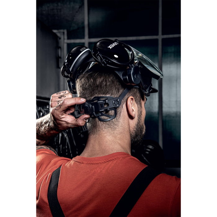 uvex pheos faceguard PC Visier Negro