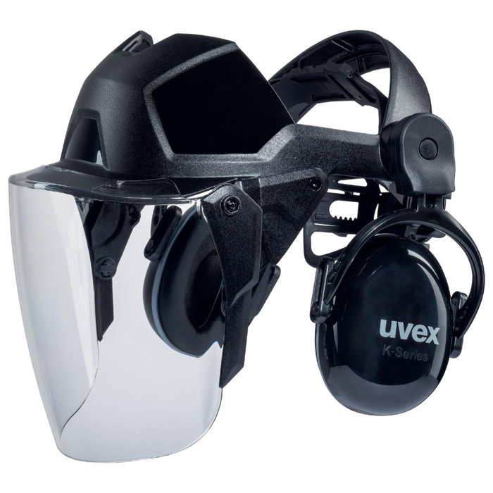 uvex pheos faceguard PC Visier Negro