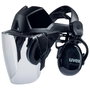 uvex pheos faceguard PC Visier Negro