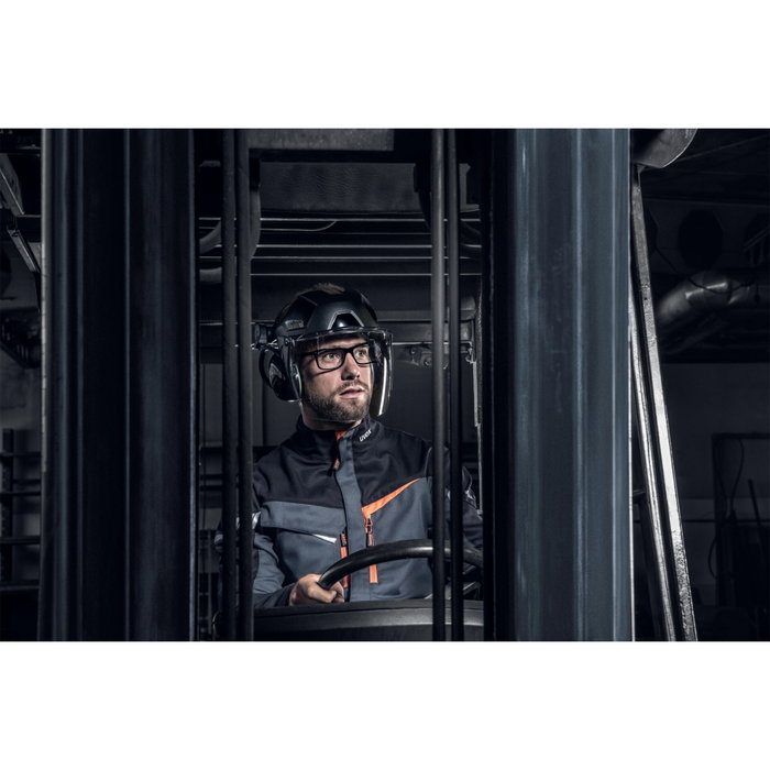 uvex pheos faceguard PC Visier Negro
