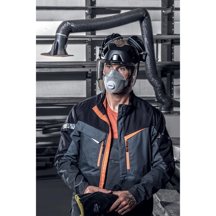 uvex pheos faceguard PC Visier Negro