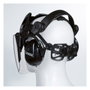 uvex pheos faceguard con visera y protección auditiva, Negro