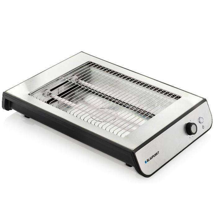 Blaupunkt Tostador Plano Inox 600W - Tostadora Eléctrica de Superficie para Pan, Sandwiches y Tortillas