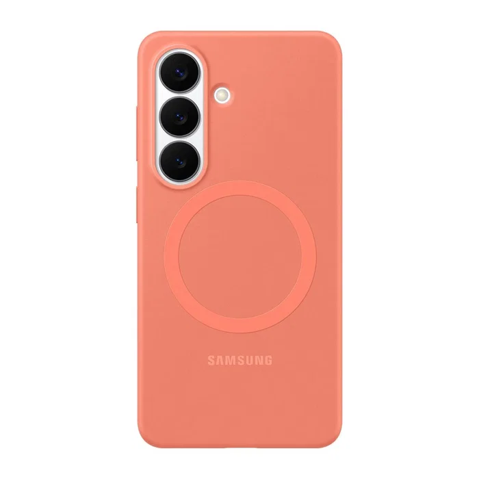 Samsung EF-ES942COEGWW Funda de Silicona Magnética para Samsung S26, Coral Samsung EF-ES942COEGWW Funda de Silicona Magnética para Samsung S26, Coral