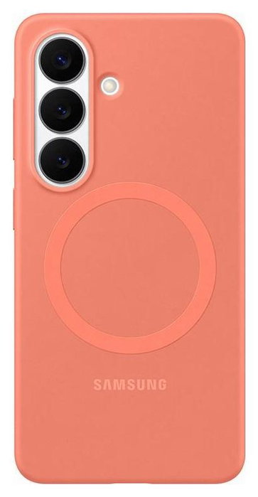 Samsung EF-ES942COEGWW Funda de Silicona Magnética para Samsung S26, Coral Samsung EF-ES942COEGWW Funda de Silicona Magnética para Samsung S26, Coral