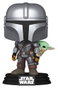 Funko Pop! Star Wars The Mandalorian with Grogu (On Back)