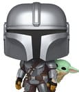 Funko Pop! Star Wars The Mandalorian with Grogu (On Back)