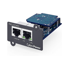 CyberPower RMCARD400 Tarjeta de Red Interna Ethernet Gigabit de 2 Puertos para UPS, 1000 Mbit/s, IEEE 802.1x, TCP/IP, IPv4/v6
