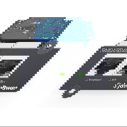 CyberPower RMCARD400 Tarjeta de Red Interna Ethernet Gigabit de 2 Puertos para UPS, 1000 Mbit/s, IEEE 802.1x, TCP/IP, IPv4/v6