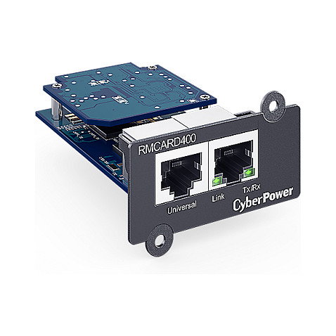 CyberPower RMCARD400 Tarjeta de Red Interna Ethernet Gigabit de 2 Puertos para UPS, 1000 Mbit/s, IEEE 802.1x, TCP/IP, IPv4/v6