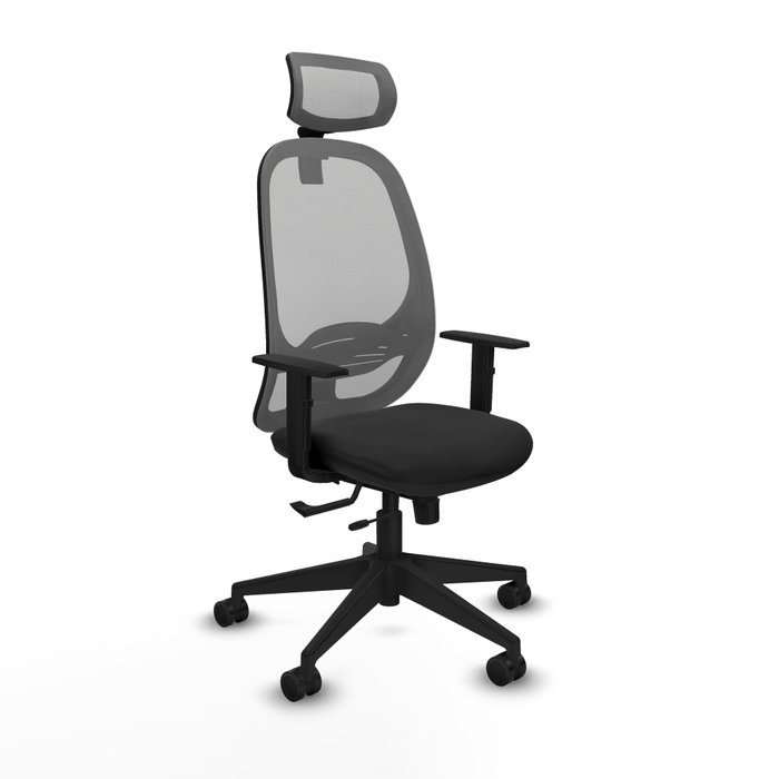 PIQUERAS Y CRESPO Silla de oficina Cilanco con mecanismo Sincro/Traslack, Negro y Gris PIQUERAS Y CRESPO Silla de oficina Cilanco con mecanismo Sincro/Traslack, Negro y Gris
