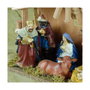 Nacimiento de belén con 8 figuras y musgo