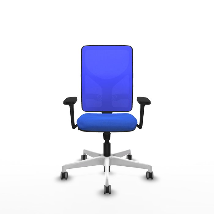 PIQUERAS Y CRESPO Silla de oficina Motilla con mecanismo Sincro Azul