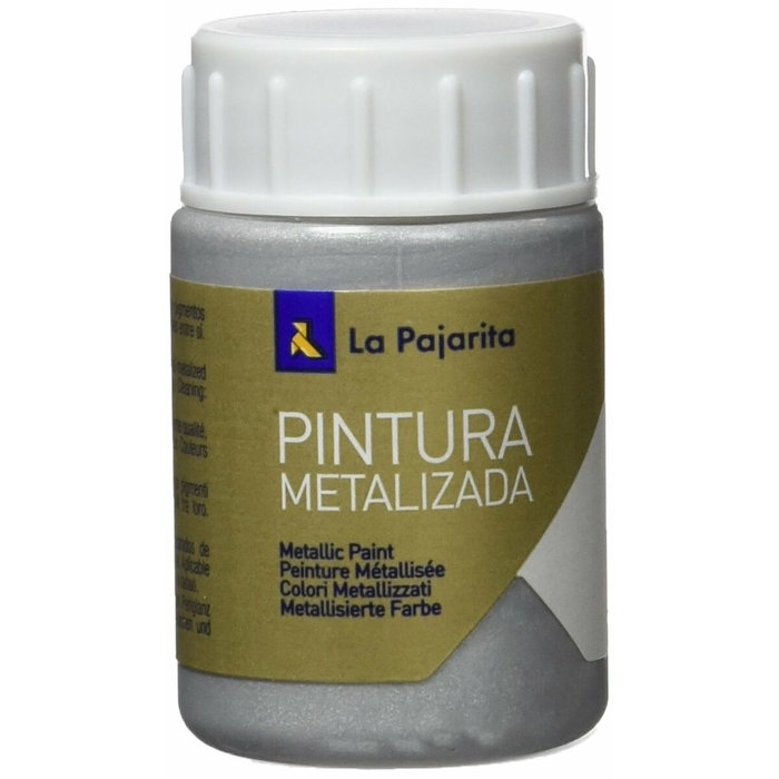 la Pajarita Pintura Metalizada ME-01 Plata 35 mL la Pajarita Pintura Metalizada ME-01 Plata 35 mL