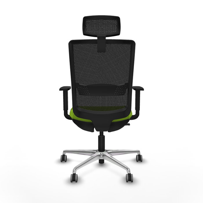 PIQUERAS Y CRESPO Silla de oficina Haches con mecanismo Sincro/Traslack, Pistacho y Negro PIQUERAS Y CRESPO Silla de oficina Haches con mecanismo Sincro/Traslack, Pistacho y Negro