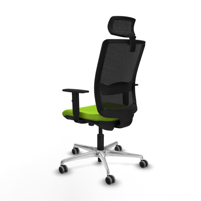 PIQUERAS Y CRESPO Silla de oficina Haches con mecanismo Sincro/Traslack, Pistacho y Negro PIQUERAS Y CRESPO Silla de oficina Haches con mecanismo Sincro/Traslack, Pistacho y Negro