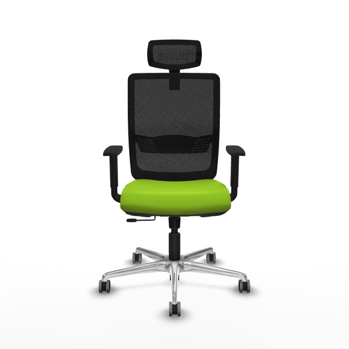 PIQUERAS Y CRESPO Silla de oficina Haches con mecanismo Sincro/Traslack, Pistacho y Negro PIQUERAS Y CRESPO Silla de oficina Haches con mecanismo Sincro/Traslack, Pistacho y Negro