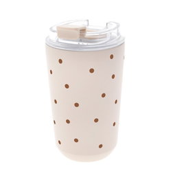 AUREA Vaso térmico interior cerámico 400ml Sand Petite Dots