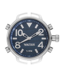 Watxandco RWA3736 Reloj Unisex Transparente de 49mm