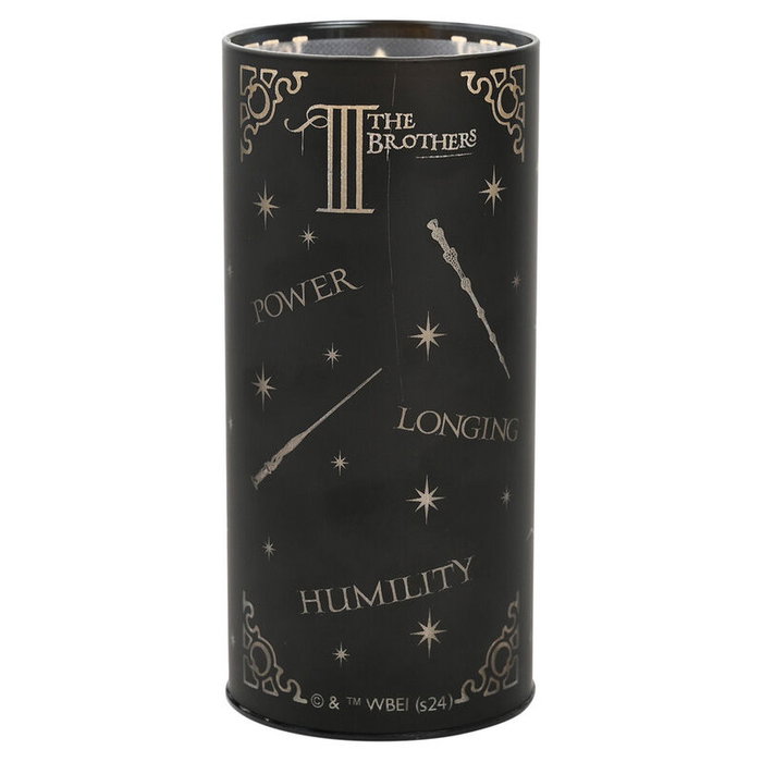 WIDDOP & CO Tubo Luminoso Decorativo Harry Potter Reliquias de la Muerte Dark Arts - Vidrio de Alta Calidad con Impresión