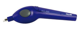 Goma De Borrar Milan Electrico Azul Kit (Pilas + Gomas De Recambio)